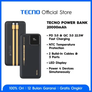 TECNO Powerbank 20000mAh