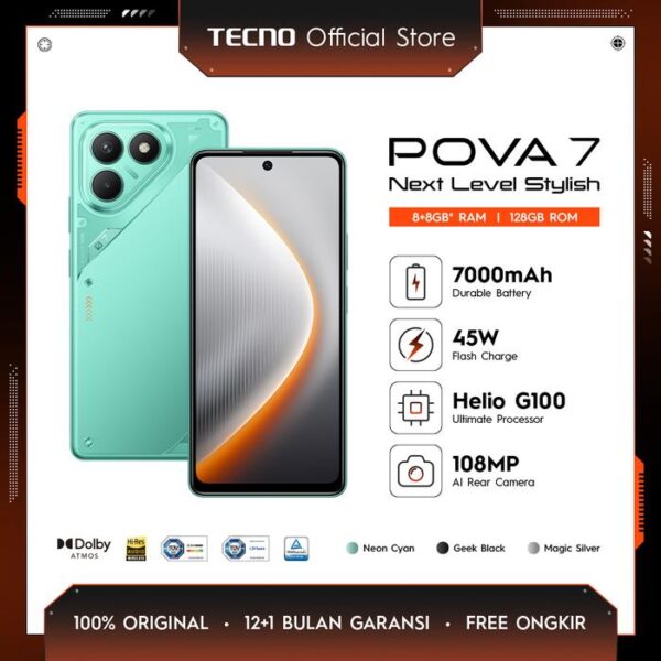 TECNO POVA 7 - 8+8GB*/128GB - Gambar 4