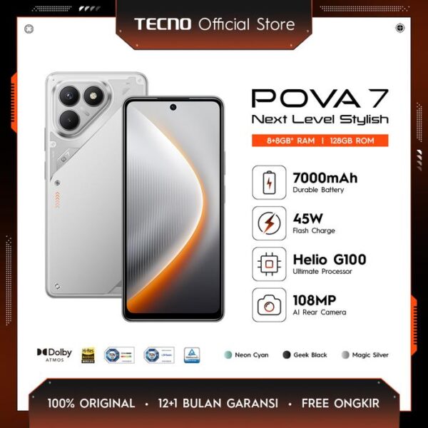 TECNO POVA 7 - 8+8GB*/128GB