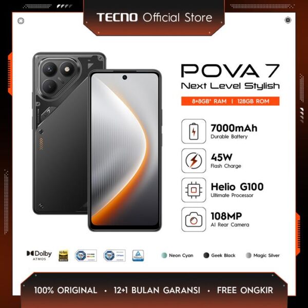 TECNO POVA 7 - 8+8GB*/128GB - Gambar 8